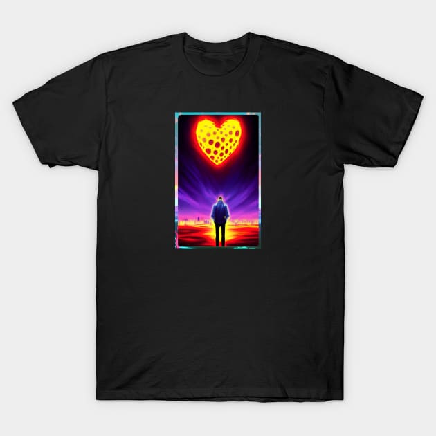 Lonely Heart - Holy Heart 001 T-Shirt by BottomsUpTee